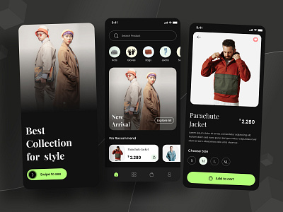 #Exploration - Fashion Mobile App