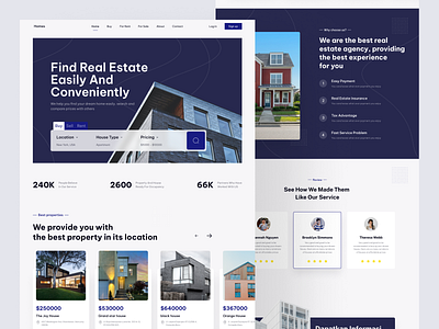 Homes | landing page Real estate