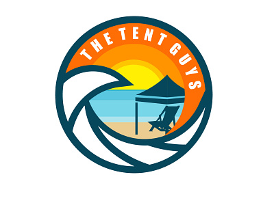 the tent guys adobe ilustrator brand branding business creative design graphic design illustration logo