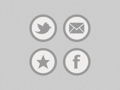 Icon set for PriorityList app facebook icon iphone mail social star twitter