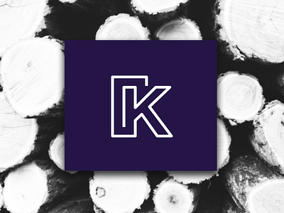Kerno brand branding design doors iconic k logo wood