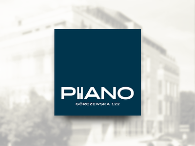 PIANO real estate investment brand design estate investment logo music