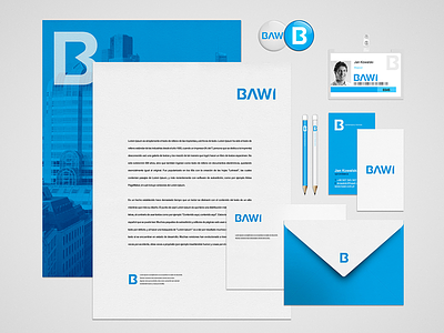 BAWI Rebrand vol. 2 b blue brand depot design logo office rebrand