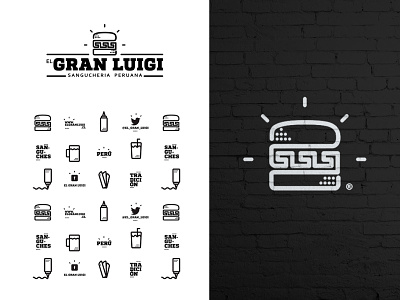 logo - Sangucheria Peruana branding food branding food logo icon set iconic logo iconography logo logotype peru peruvian