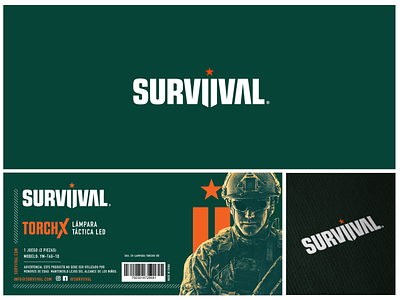 Branding survival gear branding color palette design gear iconography logo logodesign logotype mexico military packaging special ops survival typography