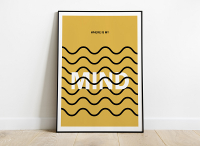 Where is My Mind | Pixies Poster design minimal music music poster poster poster design