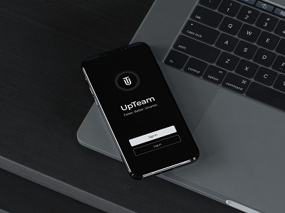 UpTeam app design minimalism mobile app