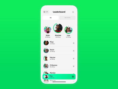 Leaderboard - Ranking app