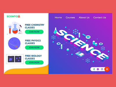 Isometric UI Design | Online Learning branding design illustration isometric ui uidesign uidesignpatterns ux web website website concept websites