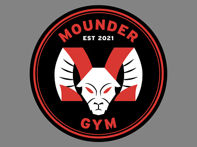 Mounder Gym big horn sheep design logo
