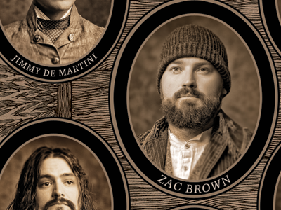 Zac Brown Band - Uncaged "Founding Fathers" Panel album album packaging cd music packaging zac brown band