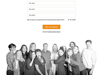 A contact page with personality contact page contact page design contact user experience form design form user experience forms medical spa spa vmedispa