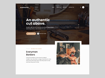 Web Design -Barber shop