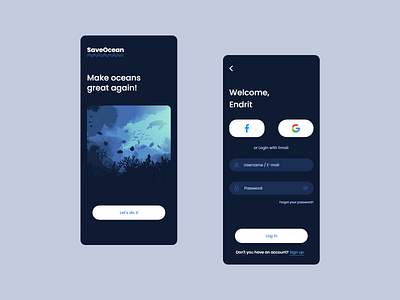 App design - Oceans