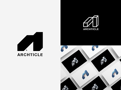 Letter A Architecture Logo by Patrick Tuell - Brand Designer on Dribbble