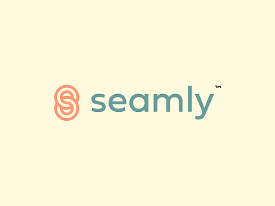 Seamly abstract branding branding and identity design identity logo logo design logo designer minimalism minimalist minimalist logo modern modern design modern logo nice logo simple simple logo trending logo trendy warm colors