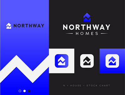 Northway Homes abstract architecture brand guide branding branding and identity design home house idenity identity identity design logo logo design logo designer modern modern design modern logo simple simple logo visual identity