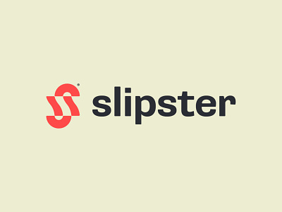 Slipster© 2021 abstract branding design identity letter s logo letters lock up logo logo design logotype minimal modern modernism navy red s simple trendy vector