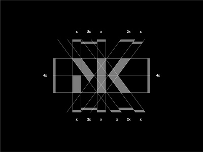 MK Monogram Grid abstract branding branding and identity design grid grid layout grid logo identity identity design logo logo design logos minimal modern modern design modern logo modernism monogram monogram logo simple