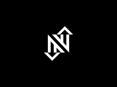 N + Arrow abstract arrow arrows branding branding and identity design identity letter mark letter n logo logo design logo designer mark modern modern design modern logo modernism n logo simple symbol