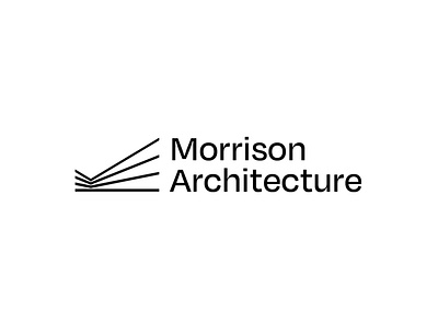 Morrison Architecture abstract black and white branding branding and identity clean design flat graphic design identity logo logo design minimal modern modern logo modular responsive responsive design simple vector visual identity