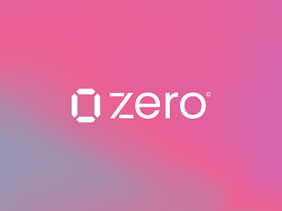Zero© abstract background branding cloud crypto design digital gradient graphic design identity logo logo design minimal modern modern logo nft storage