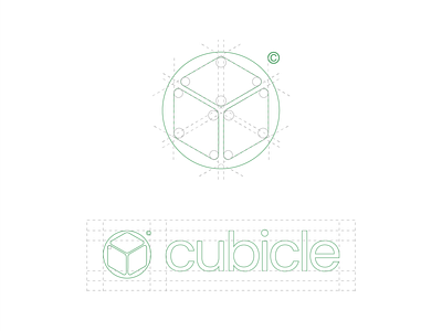 Cubicle Grid branding branding and identity design font graphic design grid identity layout logo logo design logo grid logo mark logotype modern modern logo poppins sans serif symbol type wordmark
