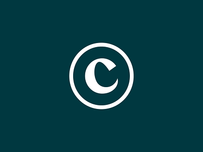 Copyright Symbol adobe branding branding and identity clean copyright symbol design identity letter c letter logo lettermark logo logo design minimal modern simple vector