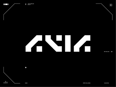 Avia abstract branding branding and identity design futuristic graphic graphic design hud identity layout logo logo design minimal modern modern design space tech type typography vector
