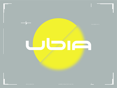 Ubia branding branding and identity design dribbble futuristic graphic design hud identity interface layout logo logo design logotype modern type typography vector visual identity visuals wordmark