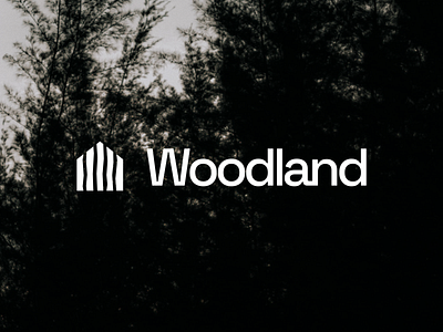 Woodland abstract branding branding and identity design home logo house house logo identity logo logo design minimal modern natural organic photography pictoral real estate texture trees vector