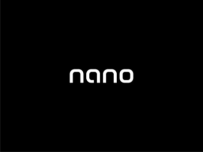 Nano brand branding branding and identity clean design identity letterform letters logo logo design logotype minimal modern product saas startup tech vector visual identity wordmark