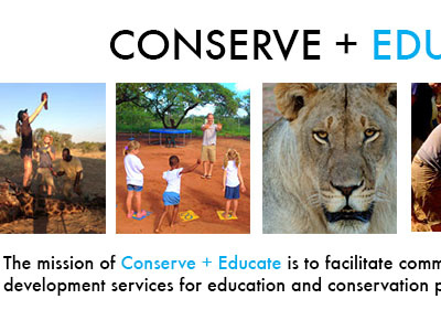 Conserve + Educate africa conservation education nonprofit