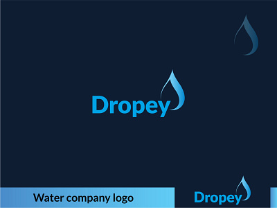 Water company logo business logo logodesign minimalist logo water water company watercolor