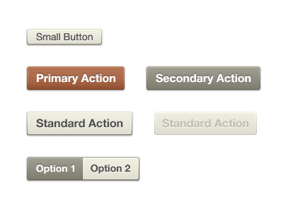 buttons action buttons web app