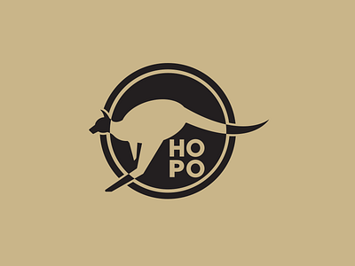 061117 Hopo dailylogochallenge hopo kangaroo logo