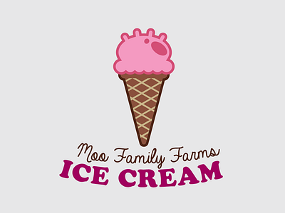 061917 Moofamily dailylogochallenge icecream logo