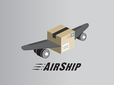 070417 Airship airship dailylogochallenge logo postalservice