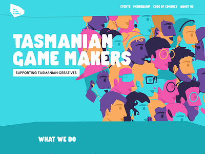 Tasmanian Game Makers art direction art direction design branding design illustration illustrator logo procreate procreate art vector