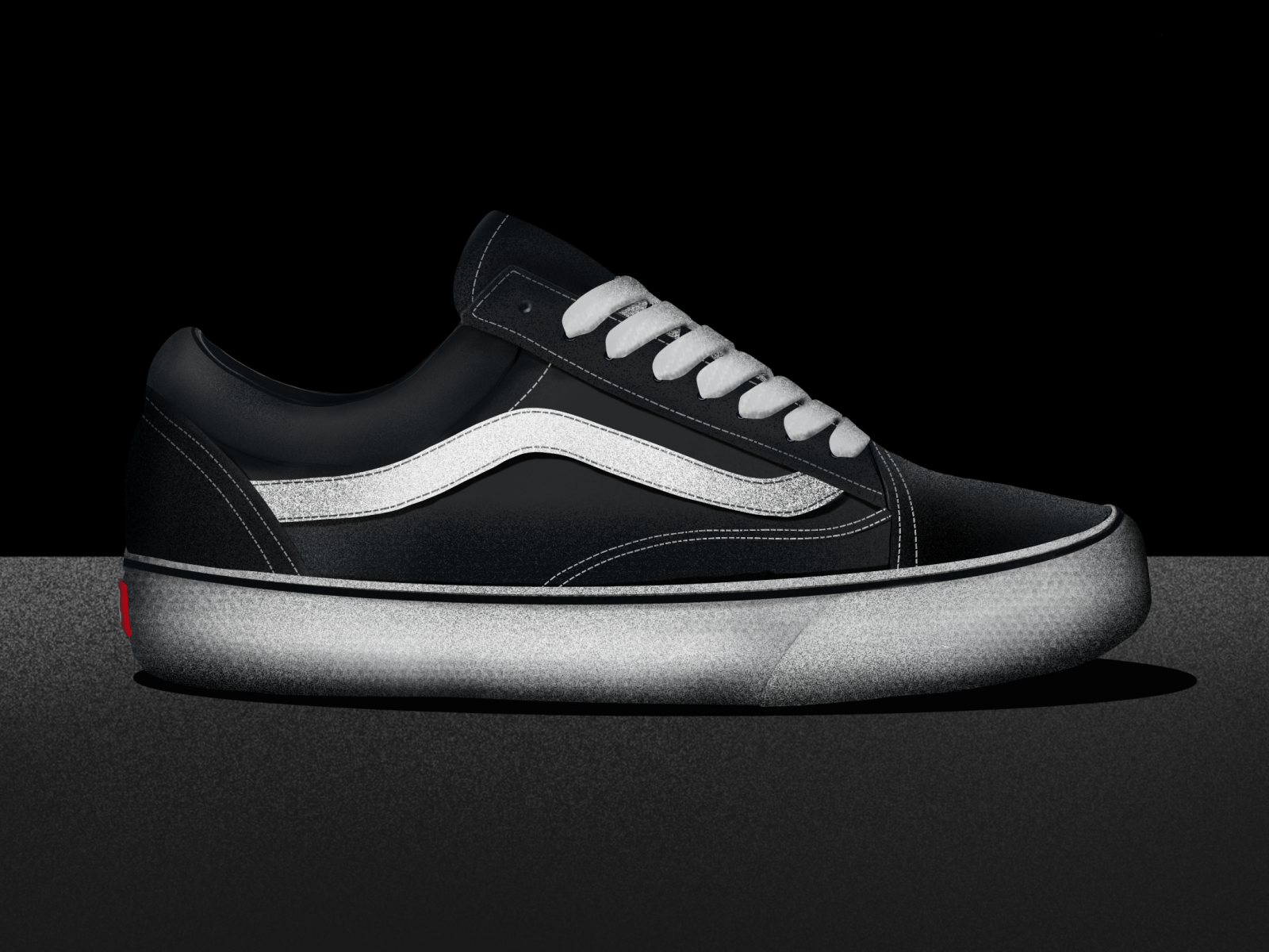 vans off the wall shoes black and white