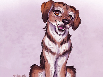 Doggie animal animal art chihuahua commission dog illustration painting pastels pomeranian