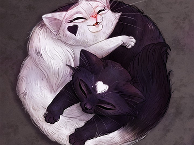 Yin & Yang Kittens