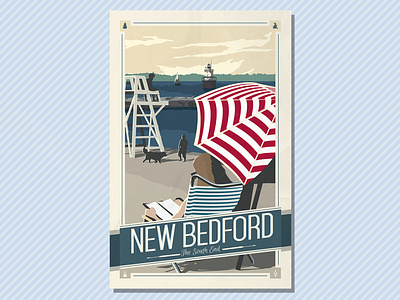 New Bedford South End Poster