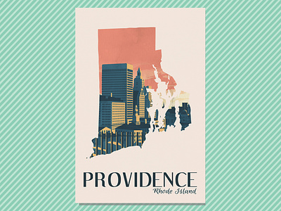 Providence, Rhode Island Travel Poster