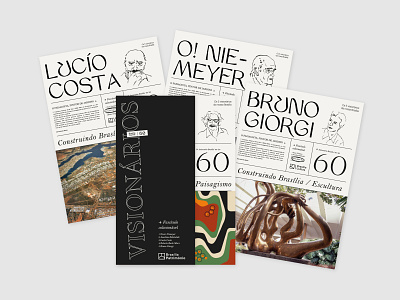 Editorial Collection - Brasilia's Architects architecture branding brasil brasilia city city branding design editorial exhibition fonts graphicdesign illustration magazine photography sketch typography typography logo