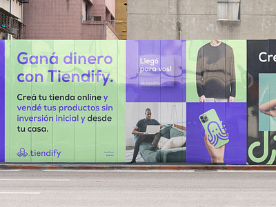 Tiendify - Brand Identity brand identity brand identity branding logo posters street poster tech
