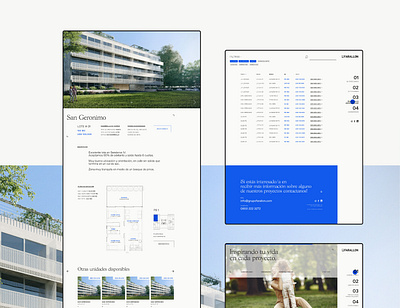 Grupo Farallón - Website Redesign blue branding graphic design listing real estate web website