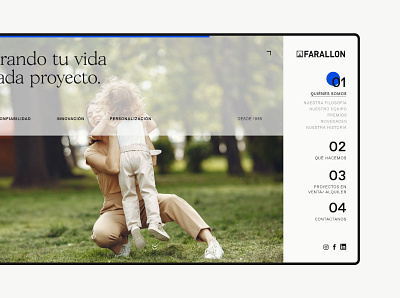 Grupo Farallón - Website Redesign branding design web website