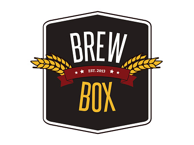 Brew Box Logo 2 beer branding brew illustrator logo vector