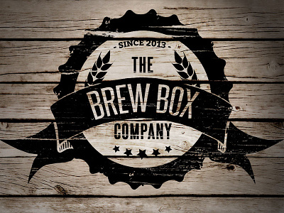 Final Brew Box Logo beer brand branding design logo sign vector vintage